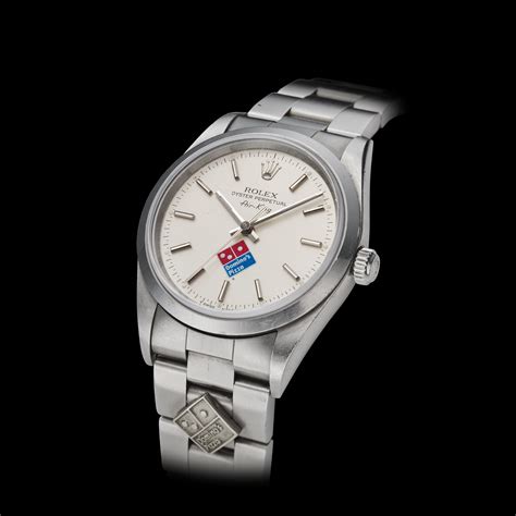 dominos rolex 2018|Rolex air king ref 14000.